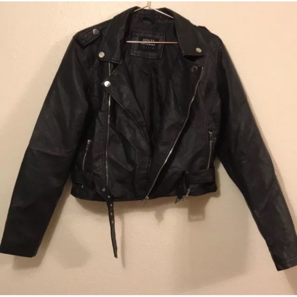 Black Motorcycle jacket Ashley by 26